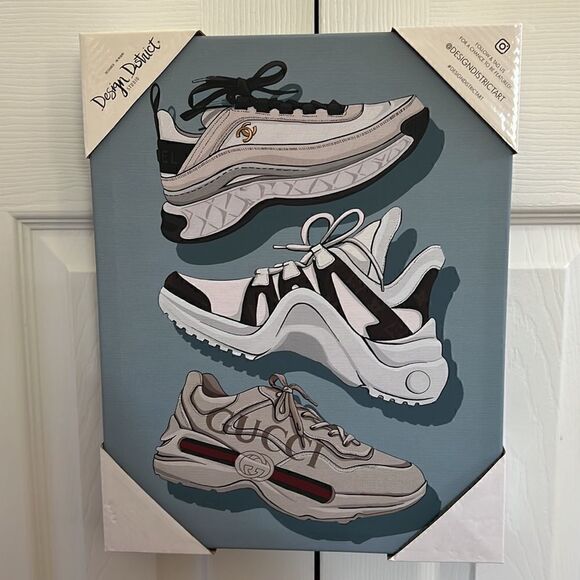 Design District Studio Designer Sneaker Hanging Wall Art - Picture 14 of 16